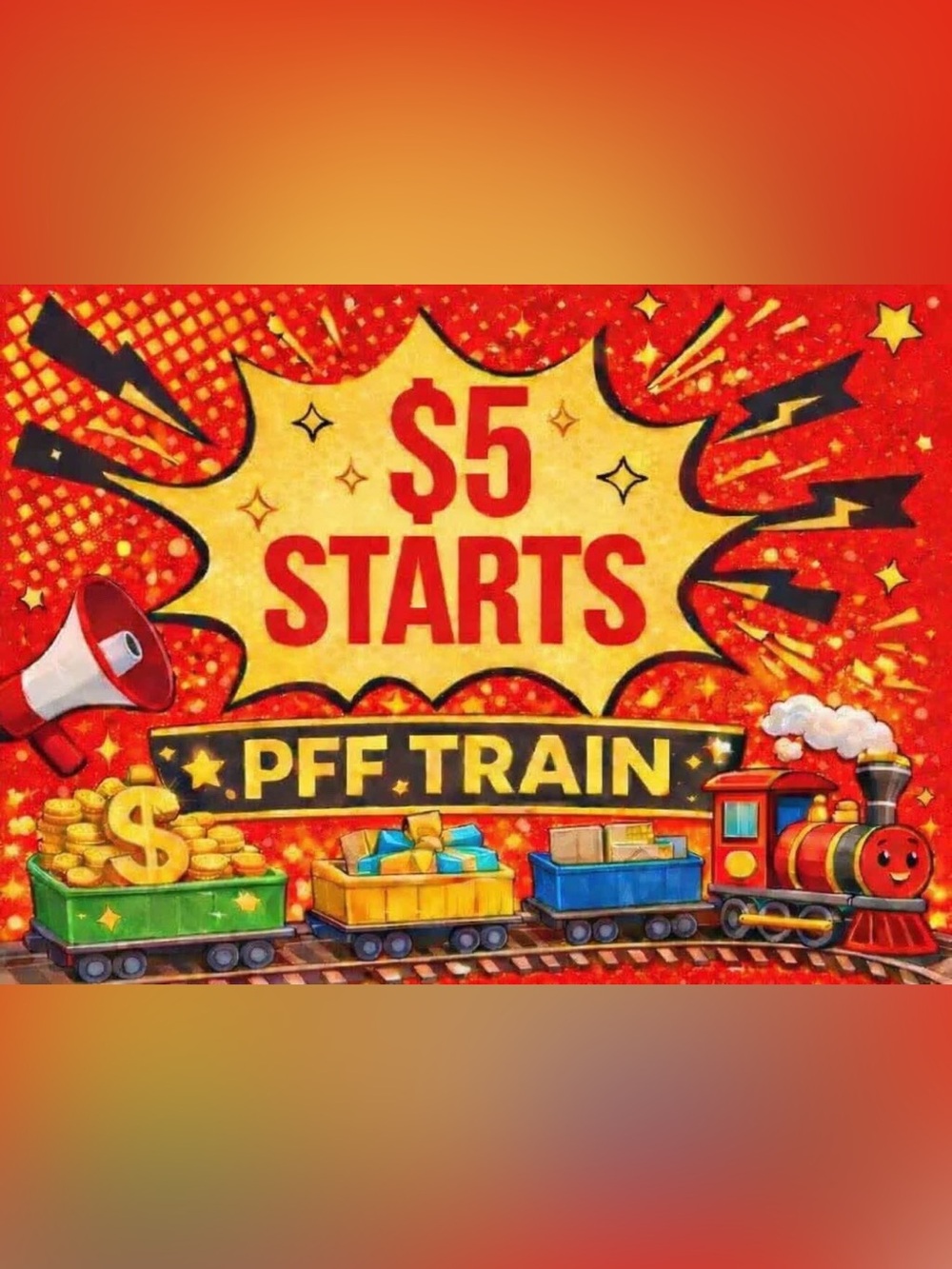 Unlisted Listing for the $5 PFF Train 🚂